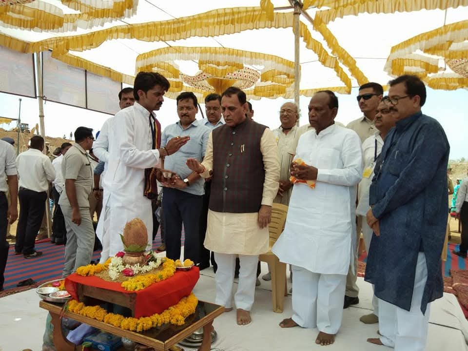 Bhumi pujan ceremony