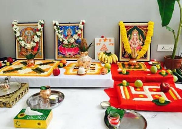 Vastu puja ceremony