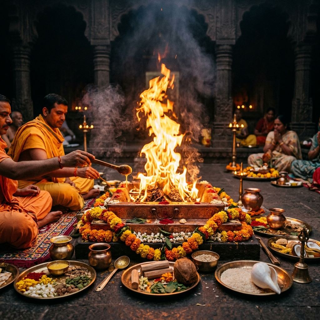 Navchandi Maha Yagya — Sacred fire ritual